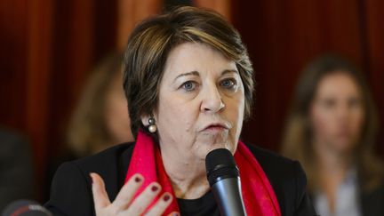 L'avocate et ancienne ministre de l'Environnement, Corinne Lepage. (FABRICE COFFRINI / AFP)