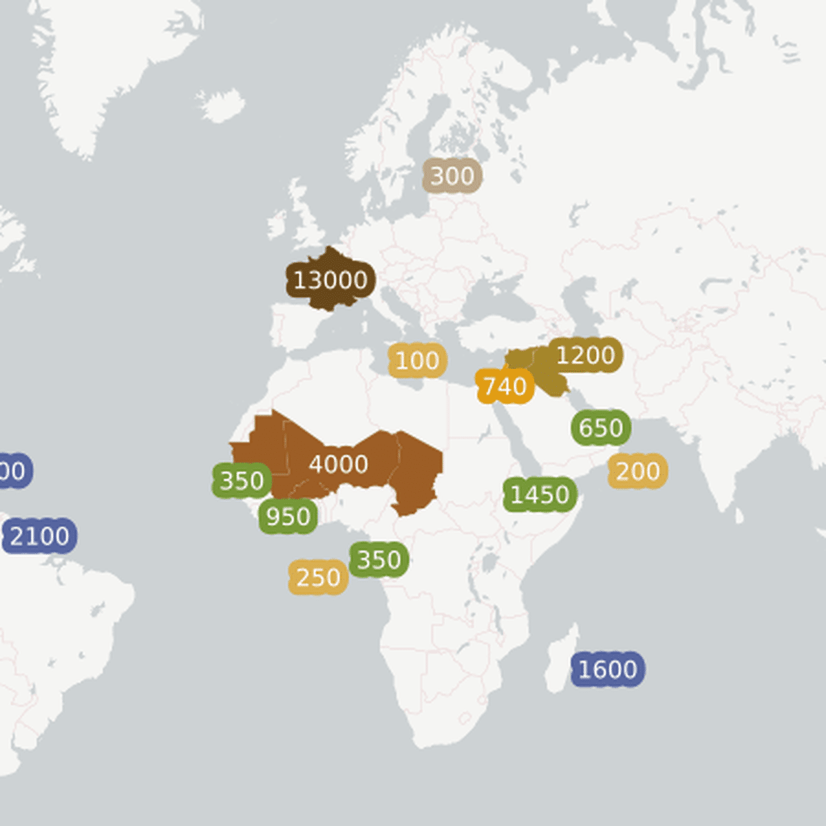 Infographies Operations Dans Le Monde Effectifs Chars Avions Quelle Est La Situation De L Armee Francaise