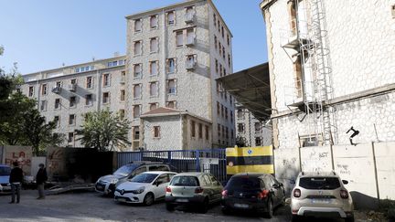 Des coups de feu ont retenti dimanche soir à la cité Moulin du Mai, dans le quartier de la Belle-de-Mai (3e arrondissement de Marseille). (PHOTOPQR / LA PROVENCE / MAXPPP)