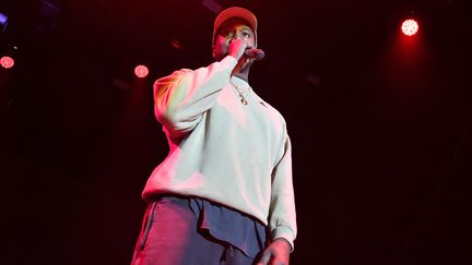 Kanye West sur scène en février 2018
 (Neilson Barnard / GETTY IMAGES NORTH AMERICA / AFP)