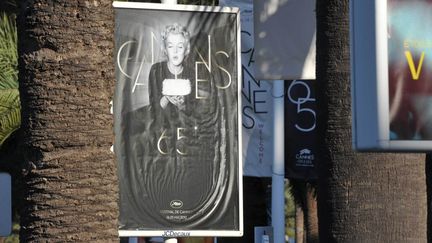 Marilyn Monroe s&#039;affiche partout cette année à Cannes
 (URMAN LIONEL/SIPA)