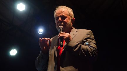 L'ex-président Lula à Rio de Janeiro (Brésil), le 2 avril 2018. (VANESSA ATALIBA / BRAZIL PHOTO PRESS / AFP)