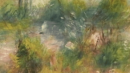 &quot;Paysage Bords de Seine&quot; de Renoir n&#039;avait pas été vu depuis 1926
 (DR/Capture d’écran France2)