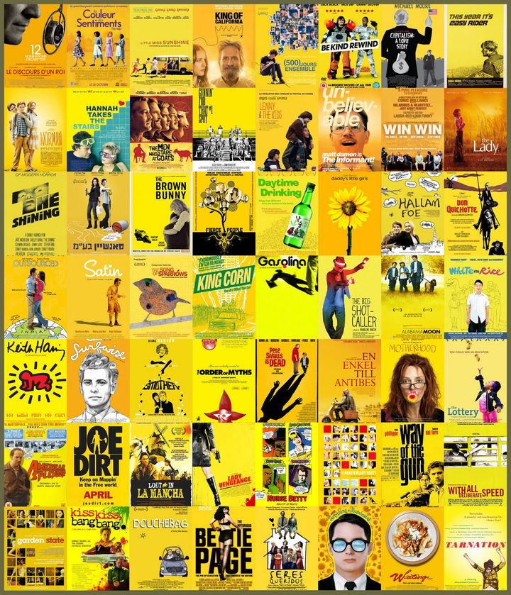 Un montage, issu du blog du distributeur de chez SND, Christophe Courtois,&nbsp;qui rassemble différentes affiches de films indépendants. (CHRISTOPHE COURTOIS)