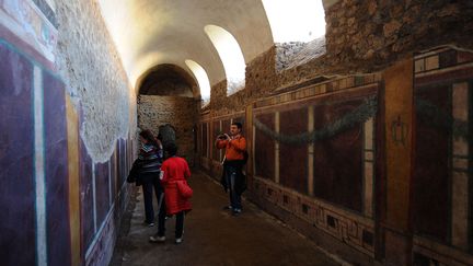 Une des Domus de Pompéi rouverte le 24 décembre 2015.
 (Mario Laporta / AFP)