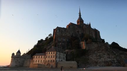 Le Mont-Saint-Michel, en Normandie, le 14 décembre 2018. (DANIEL GAMMERT / DPA-ZENTRALBILD / MAXPPP)