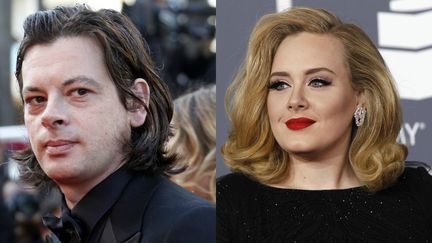 Benjamin Biolay et Adele ont, entre autres, les faveurs musicales du candidat PS. (ERIC GAILLARD / DANNY MOLOSHOK / REUTERS)