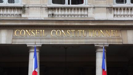 L'entrée du Conseil constitutionnel, au 2 rue de Montpensier dans le Ier arrondissement de Paris, le 11 avril 2019 (MANUEL COHEN / MANUEL COHEN)