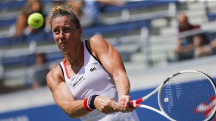 Pauline Parmentier, ici à l'US Open 2016, est une habituée de l'équipe de France de Fed Cup. (EDUARDO MUNOZ ALVAREZ / AFP)