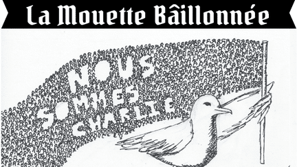 Capture d'&eacute;cran du num&eacute;ro sp&eacute;cial du journal lyc&eacute;en "La Mouette b&acirc;illonn&eacute;e" &agrave; la suite des attentats de janvier. (LA MOUETTE BAILLONNEE )