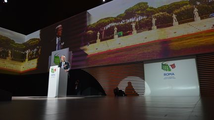 Rome était jusqu'alors candidate pour les JO 2024 (TIZIANA FABI / AFP)