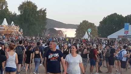 Festival de musique des Eurockéennes sur la presqu'île du Malsaucy près de Belfort du 4 au 7 juillet 2019. (RÉGINE JESSEL / FRANCE-BLEU BELFORT-MONTBÉLIARD)