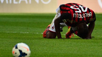 Mario Balotelli et le Milan AC touchent le fond (GIUSEPPE CACACE / AFP)