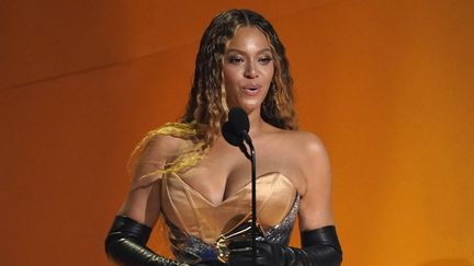 Beyoncé Releases Best Dance/Electronic Music Album "Renaissance" Winners of the 65th Grammy Awards in Los Angeles (USA), February 5, 2023 (CHRIS PIZZELLO/AP/SIPA/SIPA)