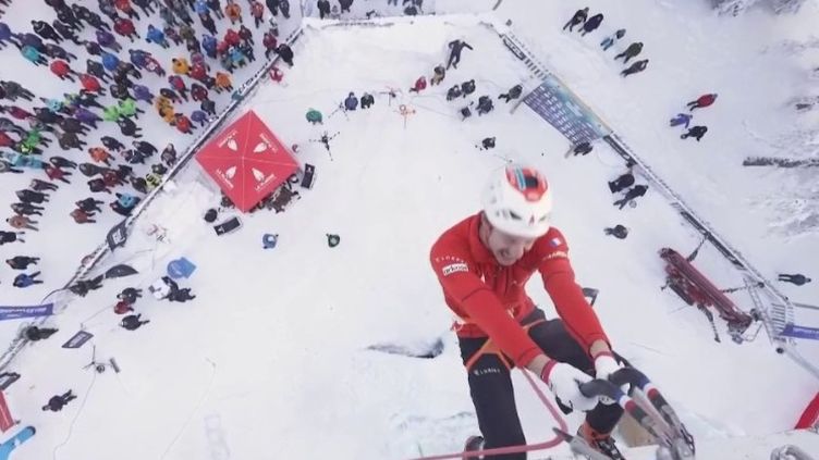 Sport : une manche française réussie pour Louna Ladevant au championnat du monde d'escalade sur glace