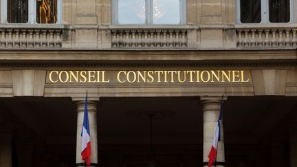 Le Conseil constitutionnel à Paris.&nbsp; (MANUEL COHEN / AFP)