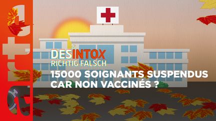 Désintox. Non, il ne reste pas 15 000 soignants non vaccinés suspendus (ARTE/2P2L)