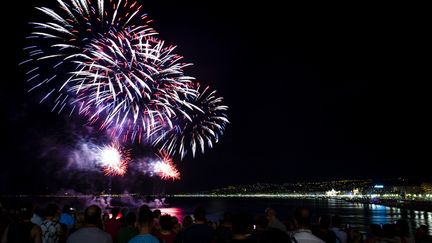 Le feu d'artifice du 14 juillet à Nice avait été déplacé, en 2018, au 15 août. (FREDERIC DIDES / AFP)