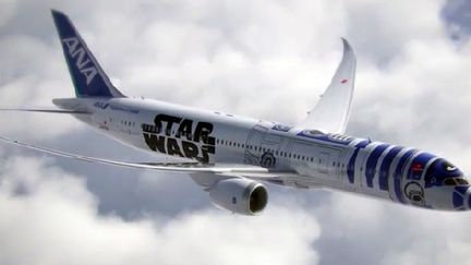 L'avion n'a pas encore volé. L'image est un photomontage. 
 (ALL NIPPON AIRWAYS / AFP)