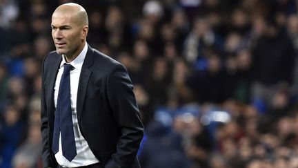 Zinedine Zidane a réussi ses débuts sur le banc madrilène (GERARD JULIEN / AFP)