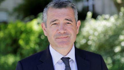 Franck Marlin, maire de la commune d'Étampes (THOMAS SAMSON / AFP)