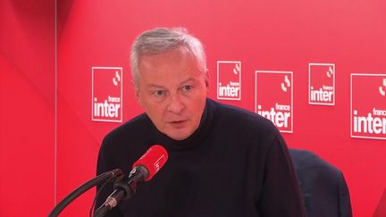 Le ministre de l'Économie, Bruno Le Maire, le 19 novembre 2022 sur France Inter. (FRANCEINTER / RADIO FRANCE)