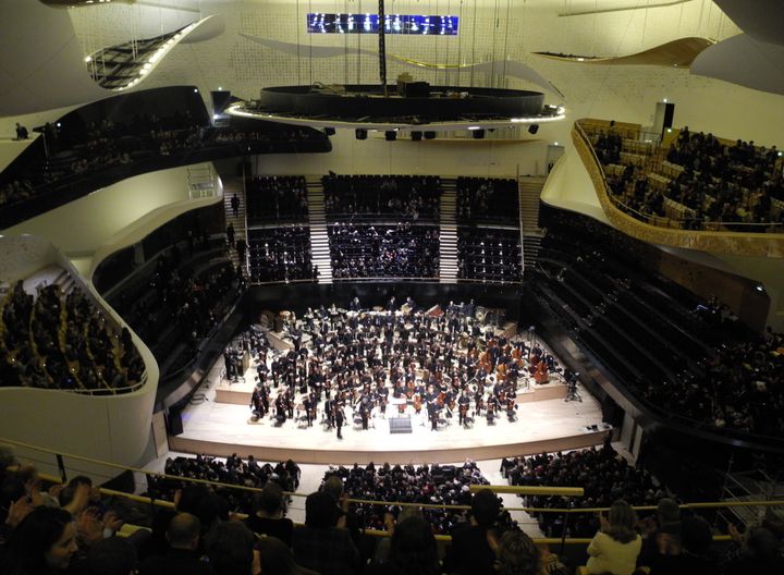 A l'intérieur de la "Grande salle" de la Philharmonie de Paris. 
 (LCA/Culturebox)