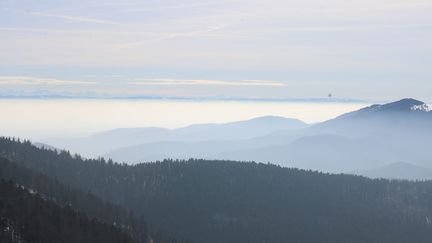 Les premières neiges sur Markstein en Alsace (photo d'illustration) (VINCENT VOEGTLIN / MAXPPP)