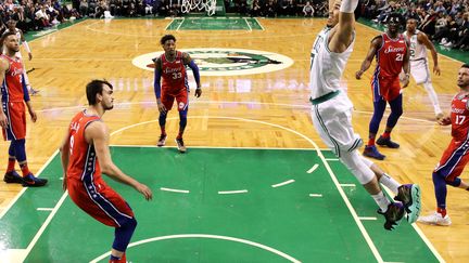 Jayson Tatum au dunk pour les Celtics (MADDIE MEYER / GETTY IMAGES NORTH AMERICA)