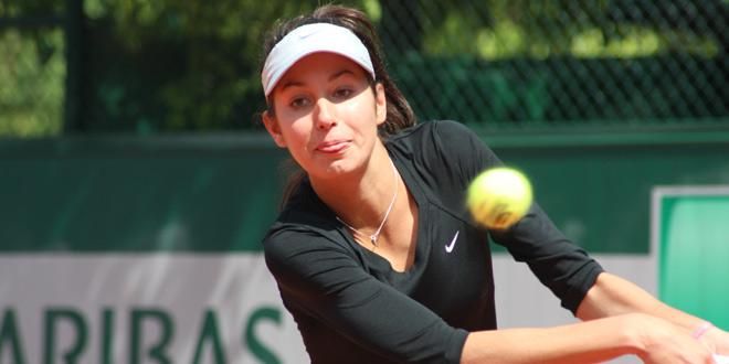 Océane Dodin, aux qualifications de Roland-Garros en 2013