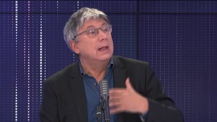 Éric Coquerel, député La France insoumise de Seine-Saint-Denis, le 23 janvier 2021 sur franceinfo. (FRANCEINFO / RADIOFRANCE)