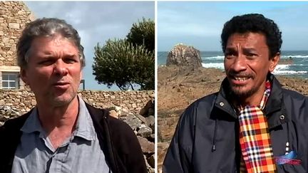 Nicolas Kurtovitch et Johary Ravaloson à Ouessant
 (FranceÔ / culturebox)