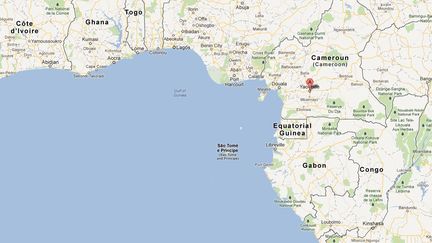 Un enseignant fran&ccedil;ais a &eacute;t&eacute; assassin&eacute; &agrave; Yaound&eacute; (Cameroun), dimanche 8 juillet 2012. (GOOGLE MAPS / FTVI)