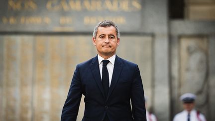 Gérald Darmanin, ministre de l'Intérieur, à Paris, le 24 août 2023. (XOSE BOUZAS / HANS LUCAS / AFP)