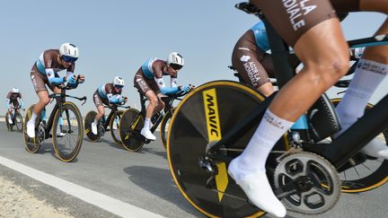 Suite à un contrôle positif au sein de son équipe, AG2R La Mondiale s'est retirée de la dernière étape du Tour du Limousin - Nouvelle Aquitaine. (ARTUR WIDAK / NURPHOTO)