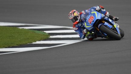 Maverick Vinales sur sa Suzuki (OLI SCARFF / AFP)