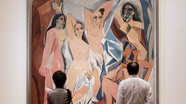 "Les Demoiselles d'Avignon" de Picasso, au musée d'Art Moderne de New York, le 9 mai 2007. (STAN HONDA / AFP)