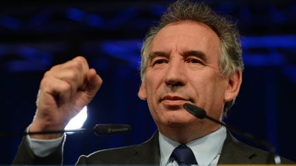 Fran&ccedil;ois Bayrou, le 10 avril 2014 &agrave; Bordeaux (Gironde). (MAXPPP)