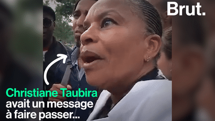 Commémoration esclavage : Christiane Taubira estime que «&nbsp;nous qui sommes libres nous avons une capacité à nous battre&nbsp;pour protéger tout ceux qui sont confrontés à ces fléaux»
 (BRUT)