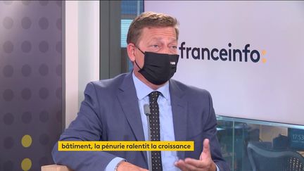 Jean-Christophe Repon, Président de la CAPEB (7 septembre 2021). (FRANCEINFO/ RADIO FRANCE)