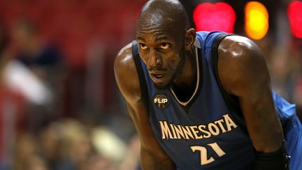 L'ancien joueur des Wolves de Minnesota, Kevin Garnett, aujourd'hui à la retraite... (MIKE EHRMANN / GETTY IMAGES NORTH AMERICA)