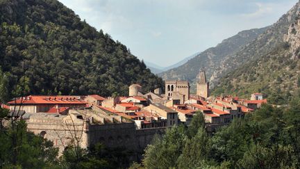 Villefranche-de-Conflent (Pyrénées-Orientales), cité médiévale du 11e siècle, trésor du patrimoine français (2019) (MANUEL COHEN / MANUEL COHEN / AFP)