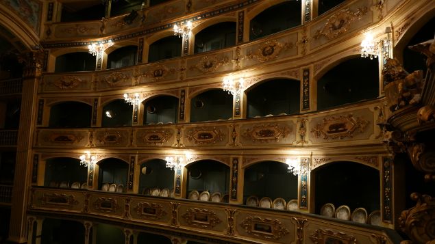 &nbsp; (L'intérieur baroque du théâtre Manoel de Malte © Emmanuel Langlois)