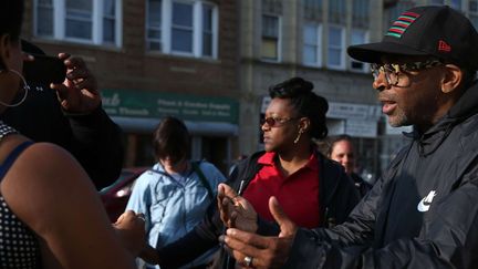 Spike Lee durant le tournage de "Chi-Raq" à Chicago
 (SIPANY/SIPA)