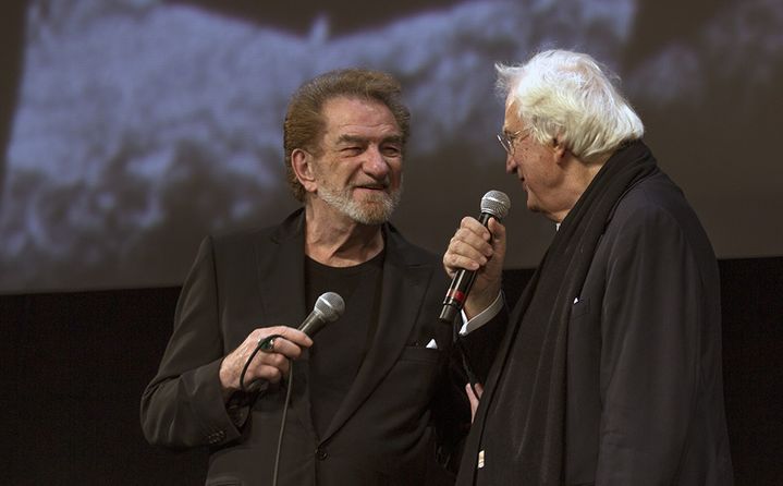 Duo Eddy Mitchell-Bertrand Tavernier sur "La dernière séance"
 (Jean-François Lixon)