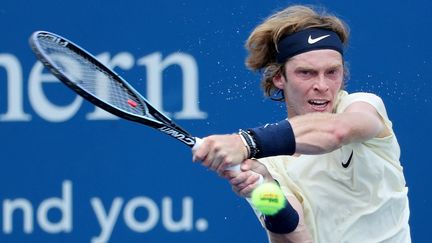 Le Russe Andrey Rublev lors du Masters 1000 de Cincinnati.&nbsp; (DYLAN BUELL / GETTY IMAGES NORTH AMERICA / AFP)