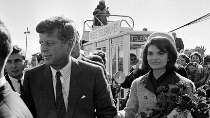 John F. Kennedy et son épouse Jacqueline à Dallas le 22 novembre 1963
 (AP/SIPA)