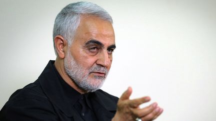 Le général Qassem Soleimani, sur une photo officielle du régime iranien, à Téhéran (Iran),&nbsp;le 1er octobre 2019. (KHAMENEI.IR / AFP)