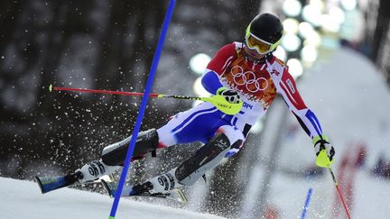 Le Fran&ccedil;ais Alexis Pinturault &agrave; Sotchi (Russie), le 22 f&eacute;vrier 2014. (OLIVIER MORIN / AFP)