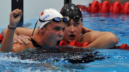 Elodie Lorandi a remporté l'or sur 400m libre aux Jeux Paralympiques de Londres (PAUL ELLIS / AFP)